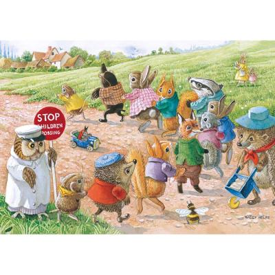 Racey Helps - The children's crossing - Postcard